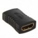 HDMI-női és női FF-csatlakozó-bővítő adapter csatlakozó HDTV HDCP fekete készülékhez