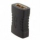 HDMI-női és női FF-csatlakozó-bővítő adapter csatlakozó HDTV HDCP fekete készülékhez