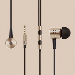 Arany IPhone Samsung 3,5 mm-es dugattyús fülhallgató fülhallgató fejhallgató