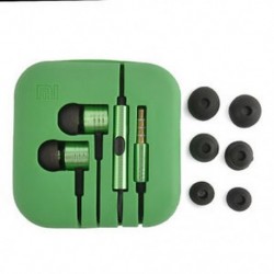 Zöld IPhone Samsung 3,5 mm-es dugattyús fülhallgató fülhallgató fejhallgató