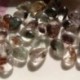 ÚJ Természetes Ghost Phantom Quartz Crystal Gems mintadarab gyógyító medál