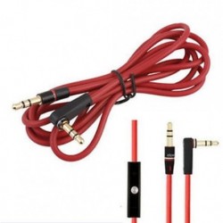 1PC csere 3,5 mm-es audiokábel Mic Aux kábellel