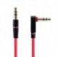 1PC csere 3,5 mm-es audiokábel Mic Aux kábellel
