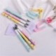 3x 0.38mm törölhető gél toll kék gél tinta toll irodai iskolai kellékek írásához