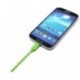 narancs 3M / 10FT kenderkötél Micro USB töltő szinkronizálása Adatkábel kábel a mobiltelefonhoz 3 Színek