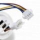40mm kapcsolóval 5W ~ 200W PIR infravörös test mozgásérzékelő vezérlő kapcsoló Fénylámpa otthoni dekoráció