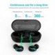 Fekete (Bluetooth 5.0) Vezeték nélküli Bluetooth Earbuds w / Mic True Bass ikrek Stereo In-Ear fülhallgató
