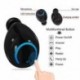 * 3 fegyver fekete (Bluetooth 4.2) Vezeték nélküli Bluetooth Earbuds w / Mic True Bass ikrek Stereo In-Ear fülhallgató