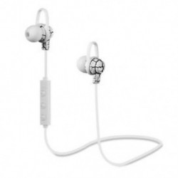 fehér Bluetooth 4.1 Vezeték nélküli sport fülhallgató Super Bass sztereó fejhallgató fejhallgató