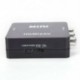 Fekete Mini HDMI - RCA AV / CVBS adapter HD 1080P HDMI2AV Video Converter TV-hez