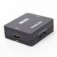 Fekete 1080P HDMI-RCA AV / CVBS adapter HD Mini HDMI2AV videó átalakító TV-hez