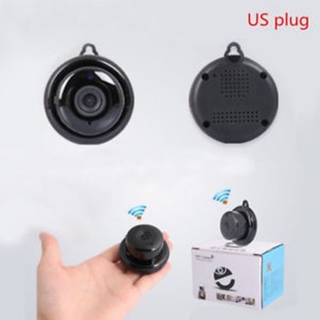US Plug Vezeték nélküli mini WIFI IP kamera HD 1080P intelligens otthoni biztonsági kamera éjszakai látás JP