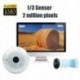 SPY rejtett mini biztonsági IP kamera 360 ° -os panoráma 1080P Wifi vezeték nélküli villanykörte
