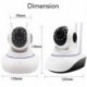 EU Plug Vezeték nélküli WiFi 1080P IP HD kamera biztonsági hálózat CCTV Baby Monitor Smart Webcam