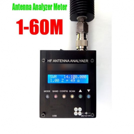 1-60M MR300 digiis rövidhullámú Antenna Analyzer mérő teszter  amatőr rádiózáshoz