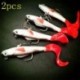 1PC barna forg 8cm Horgász csalik Crankbaits horogok Garnélarák Minnow Frog Fish Baits Bass Tackle Tool