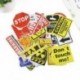 50db 50Pcs nagykereskedelmi vicces fekete és piros matricák snowboard poggyász autó laptop