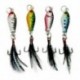 4db halászati csalit (hossza 2,5 cm ... Horgász csalik Crankbaits horog Minnow garnélarák béka Fish Baits Bass Tackle Tool