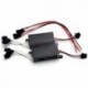 2db tartalék Inverter előtét CCFL Angel Eyes Halo gyűrűk szett 4 kimenet nő
