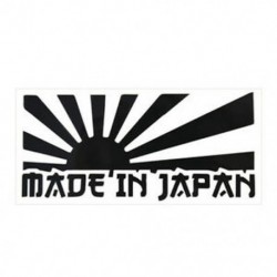 Fekete Rising Sun készült Japánban JDM autó matrica matrica matrica dekor 3Color