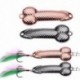 Rose Gold 15g Forró horgászbotok horgos dick spinner kanál csuklya csörgő fogantyú horog 15g-36g