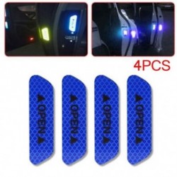 Kék 4db autós ajtó nyitott matrica fényvisszaverő szalag figyelmeztetés automatikus biztonsági matrica ajtó matrica