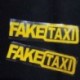 2db öntapadós autós matrica - FAKE TAXI felirattal