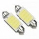 2PC DC 12V LED 41mm Festoon COB 12 zseton autós kupola olvasófény Autós világítás