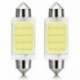 2PC DC 12V LED 41mm Festoon COB 12 zseton autós kupola olvasófény Autós világítás