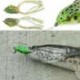 1PC véletlenszerű 5db halászati csalik Nagy béka Topwater Crankbait horog Bass zsákmány eszköz