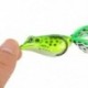 1PC véletlenszerű 5db halászati csalik Nagy béka Topwater Crankbait horog Bass zsákmány eszköz