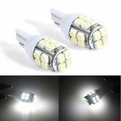 2PCS fehér T10 W5W 194 168 501 20SMD LED autó fordított oldalsó éklámpák 12V