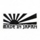 Fekete Rising Sun készült Japánban JDM autó matrica matrica matricák matricák dekor