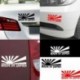 Fekete Rising Sun készült Japánban JDM autó matrica matrica matricák matricák dekor