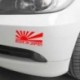 Piros Rising Sun készült Japánban JDM autó matrica matrica matricák matricák dekor