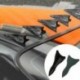 Univerzális autó tető spoiler lökhárító cápa fin diffúzor generátor fekete