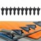Univerzális autó tető spoiler lökhárító cápa fin diffúzor generátor fekete