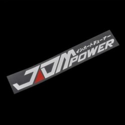 * 37 Fehér (29 * 5 cm) Vízálló JDM vicces autó matrica csökkentett teherautó csónakablak lökhárító vinil matrica J0