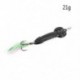 Gun Black 21g Új horgászbotok fogóhorog Dick Spinner kanál csuka csörgő fogantyú 15g-36g