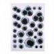 * 4 Vízálló 3D Bullet Holes Autó matrica Scratch Decal Motorkerékpár matricák 21X30CM