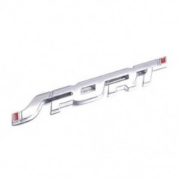 Ezüst Autó test ajtó fém 3D logó matrica autó sárvédők SPORT embléma csomagtartó jelvény matrica