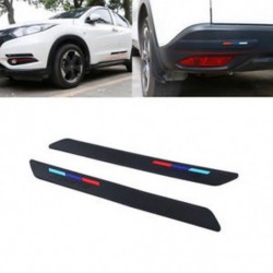 2xBlack gumi elöl   hátsó lökhárító karcolásvédő csík sarokvédő matrica JP