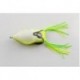 Zöld 1 * 1db nagy béka Topwater halászati csalit Crankbait horog Bass csörgő aranyos zöld