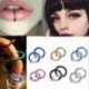 2 db Gothikus Punk Piercing test orr ajak karika ékszer