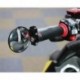 Motorkerékpár fekete kör 7/8 &quot Bar End Cafe hátsó oldalsó tükrök Bobber Cafe Racer számára