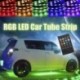 RGB távirányító autó LED csík alváz könnyű lágy fény Alul villogó lámpa