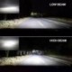 2db H4 LED izzók Bi-Xenon Hi / Lo 110W 26000LM fényszóró átalakító lámpa készlet