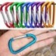 5X-es alumínium karabiner D-gyűrű kulcstartó csipesz karabiner karikagyűrű Hot