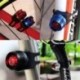 Kék   piros Kerékpár LED töltés hátsó hátsó lámpa figyelmeztetés biztonsági lámpa piros fény 3 üzemmód