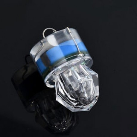 Kék Mini LED mélycsepp víz alatti gyémánt flash halászati könnyű tintahal strobe bait csalit